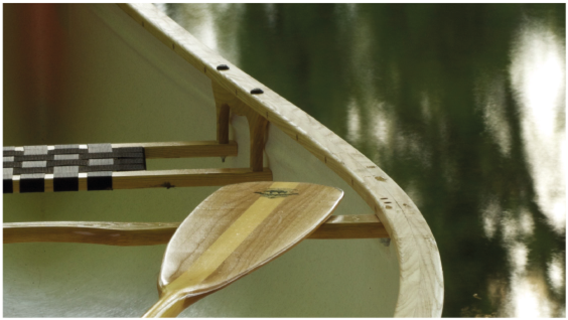 Silverbirch Canoe Wooden Gunwales 