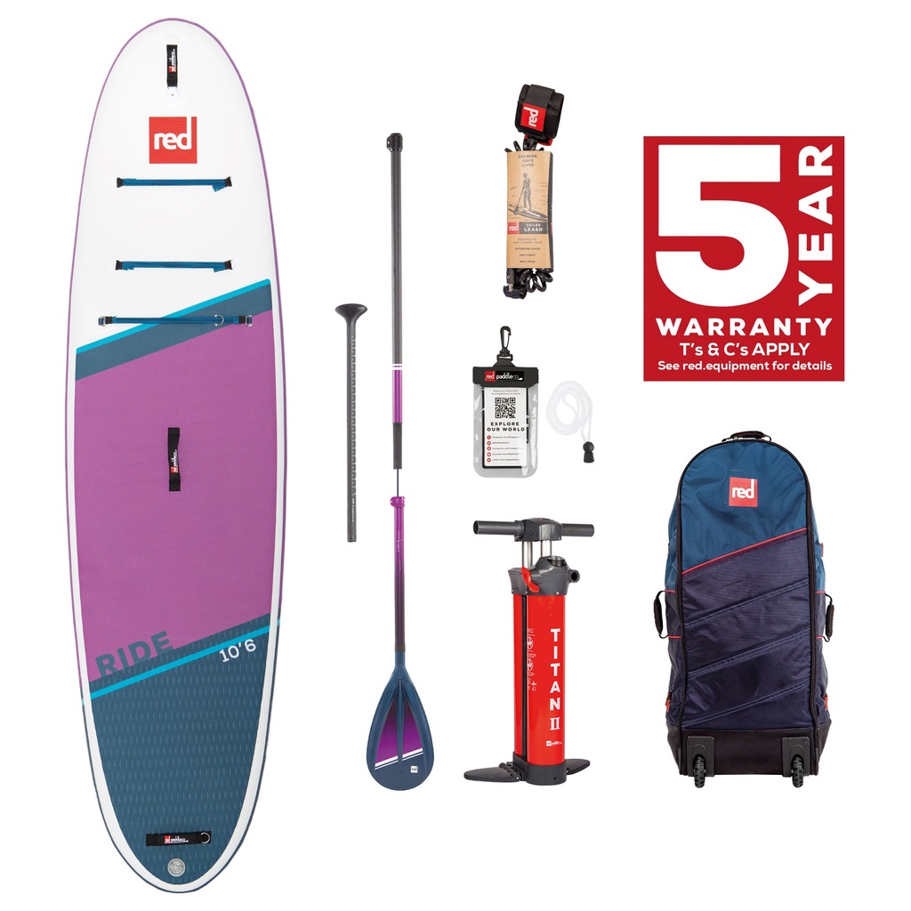 Red Paddle Co 10'6&quot; Ride Purple HT Package