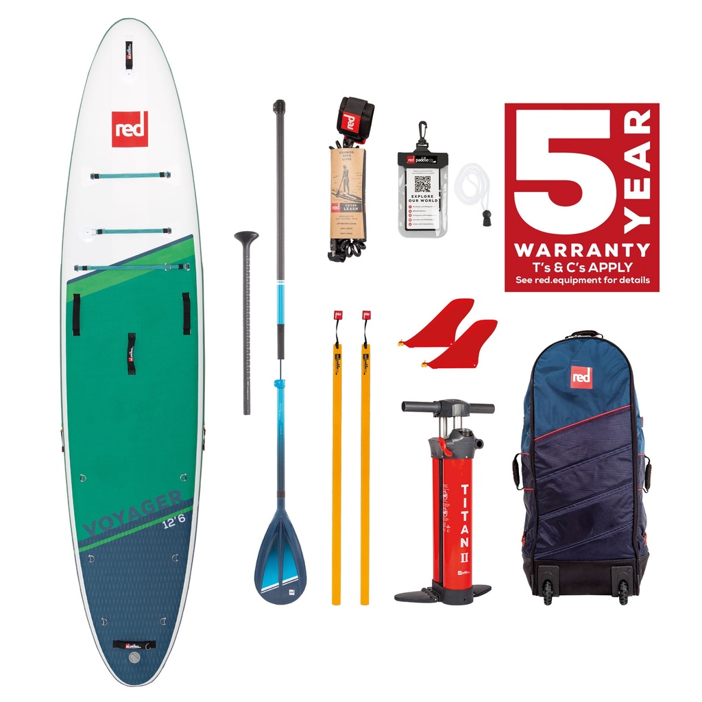 Red Paddle Co 12'6&quot; Voyager Hybrid Tough Package