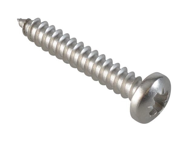 8 x 3/4 Pozi Self Tapping Screw Pan A2 S/S