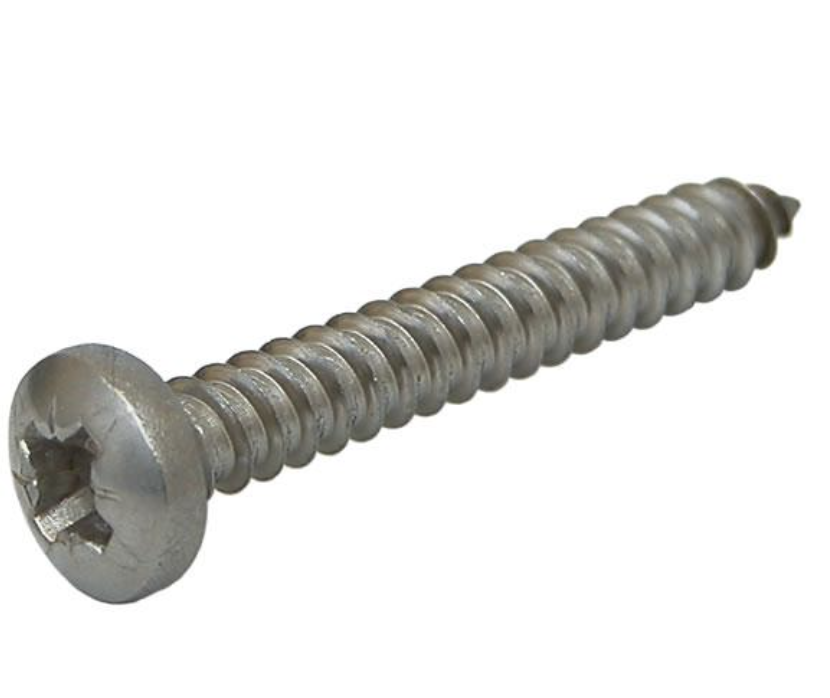 10 x 3/4 Pozi Self Tapping Screw Pan A2 S/S